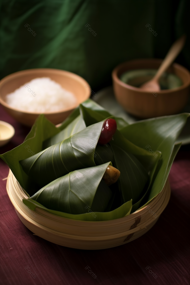 自制端午节美食粽子粽叶特写镜头,高清,摄影图,摄影图片,图片大全,摄影图免费下载